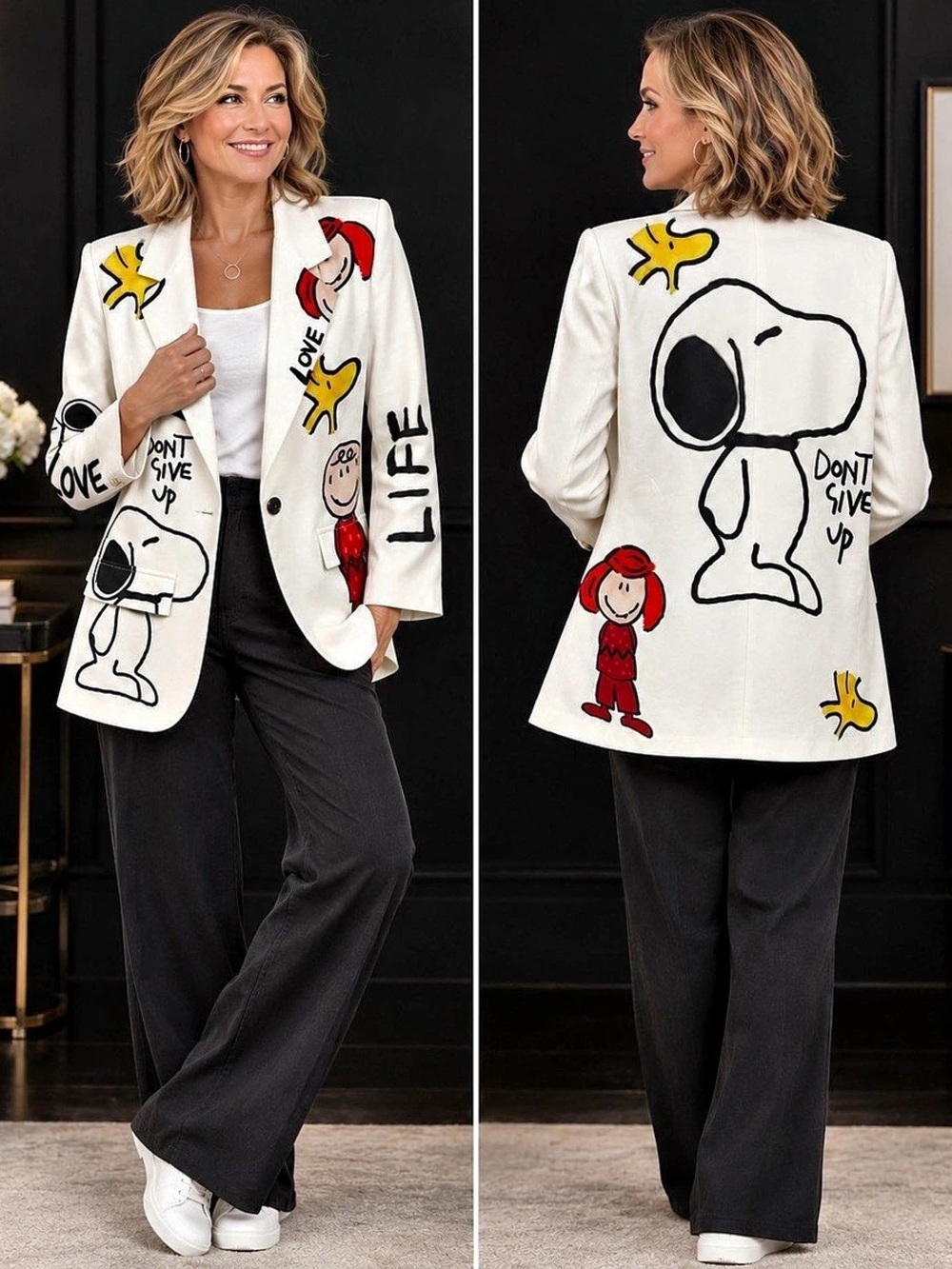 UNIQUE SNOOPY BLAZER by Dis Moi